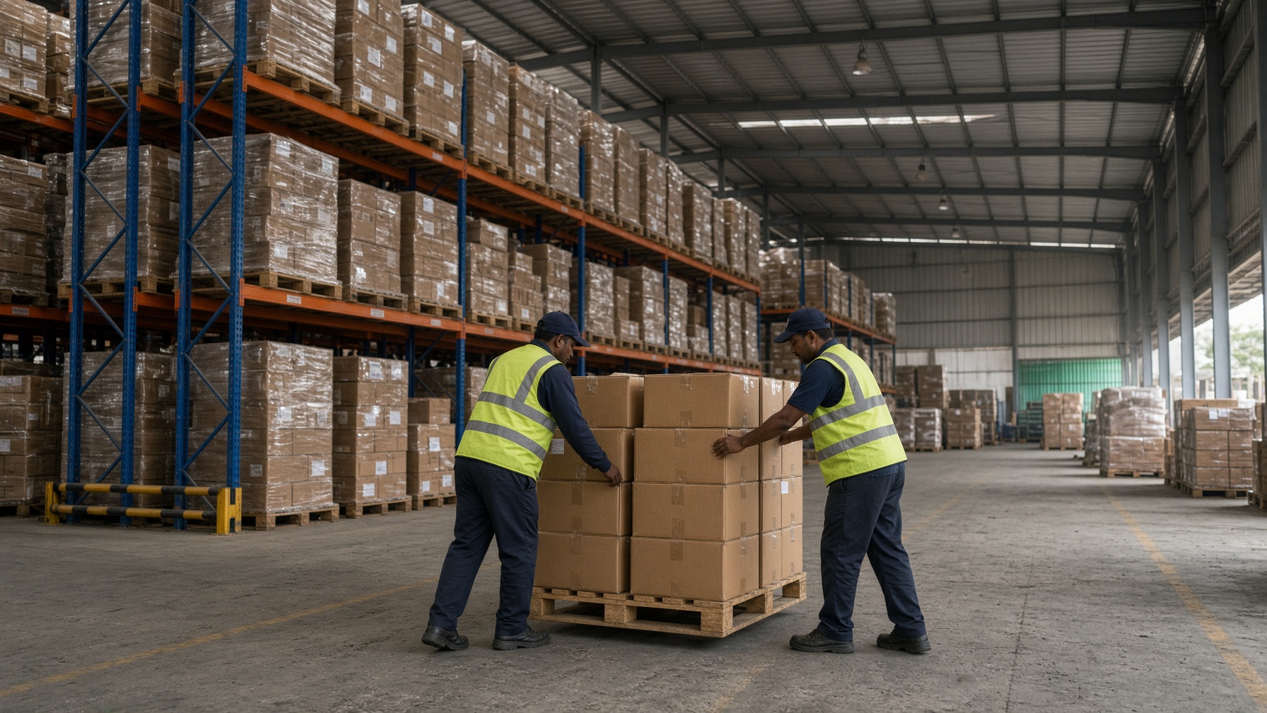 Domestic warehouse and staffing operations in Kerala